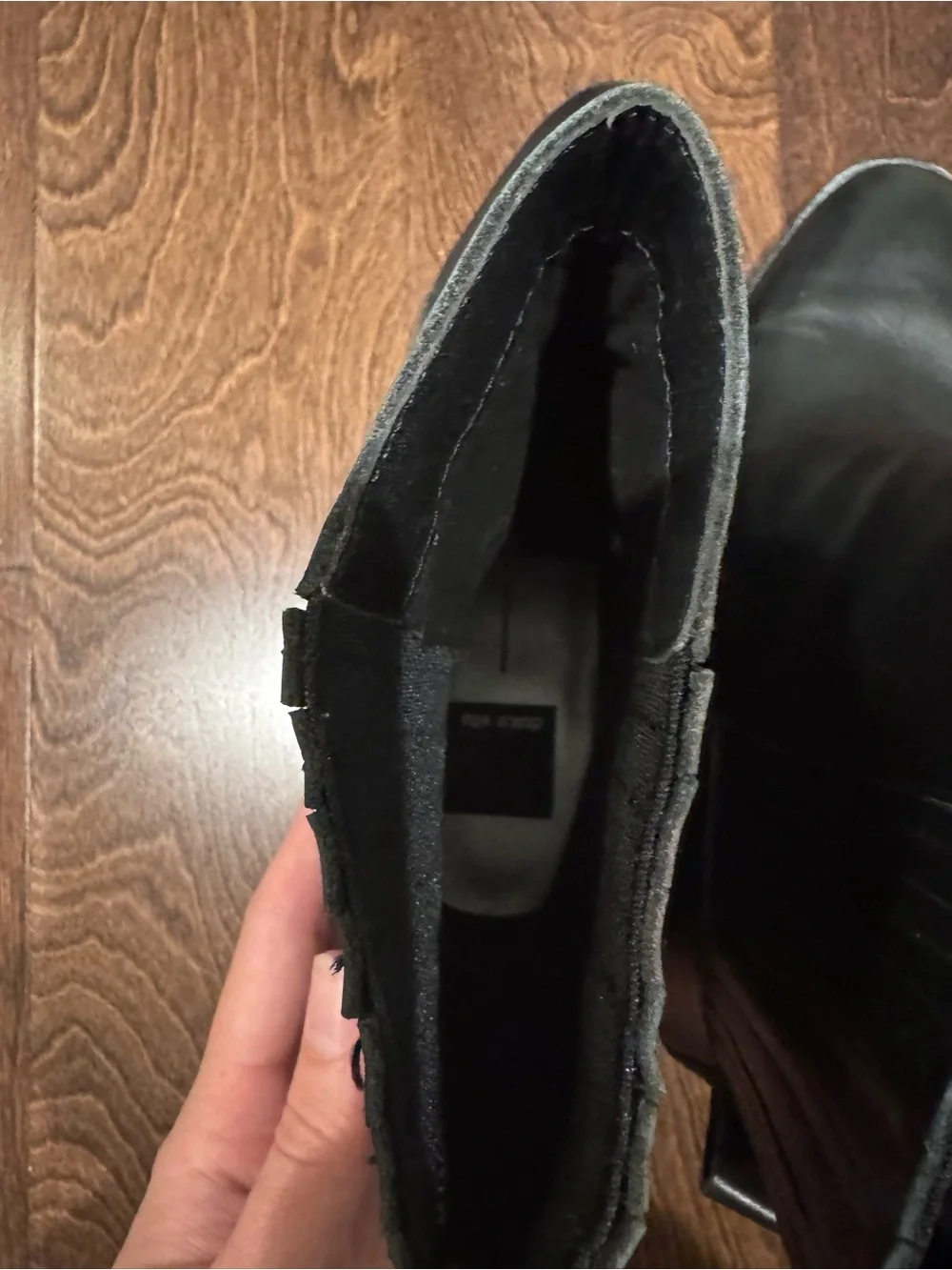 Waterproof Black Leather Chelsea Boots